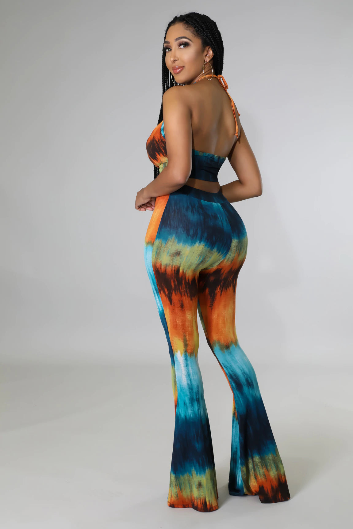 True Story Tie Dye Pant Set- Multi