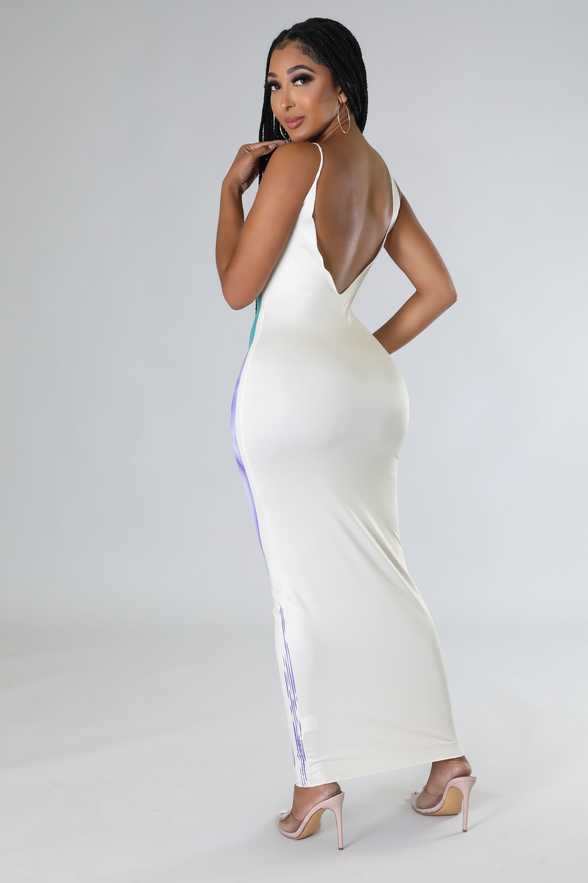Summer Body Dress- Purple