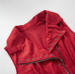 *Pre-Order* Kya Crop Jacket- Red