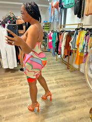 In The Mix Cami Dress- Multi