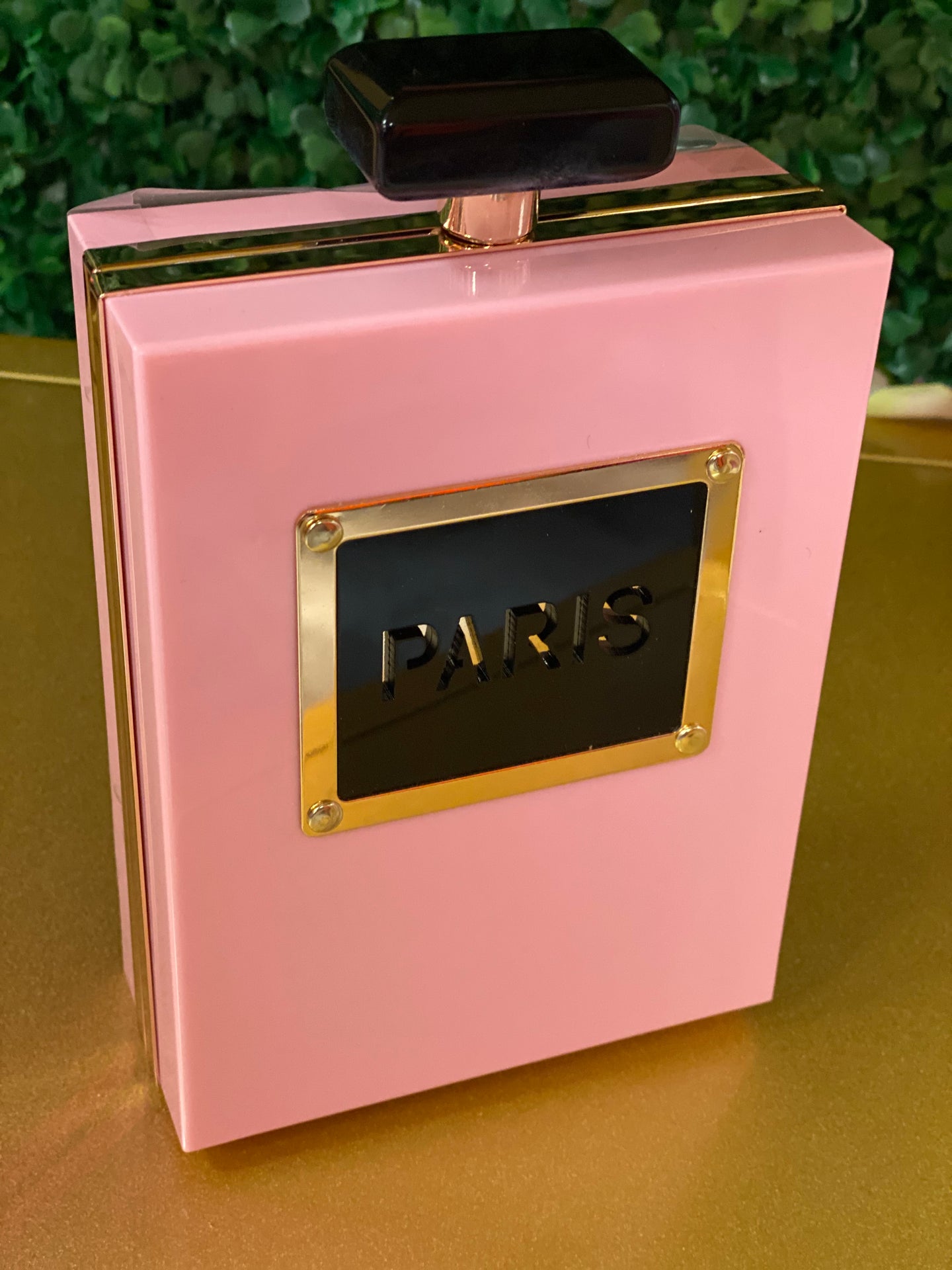 Welcome To Paris Clutch Bag- Pink