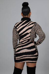 Zina Dress- Leopard