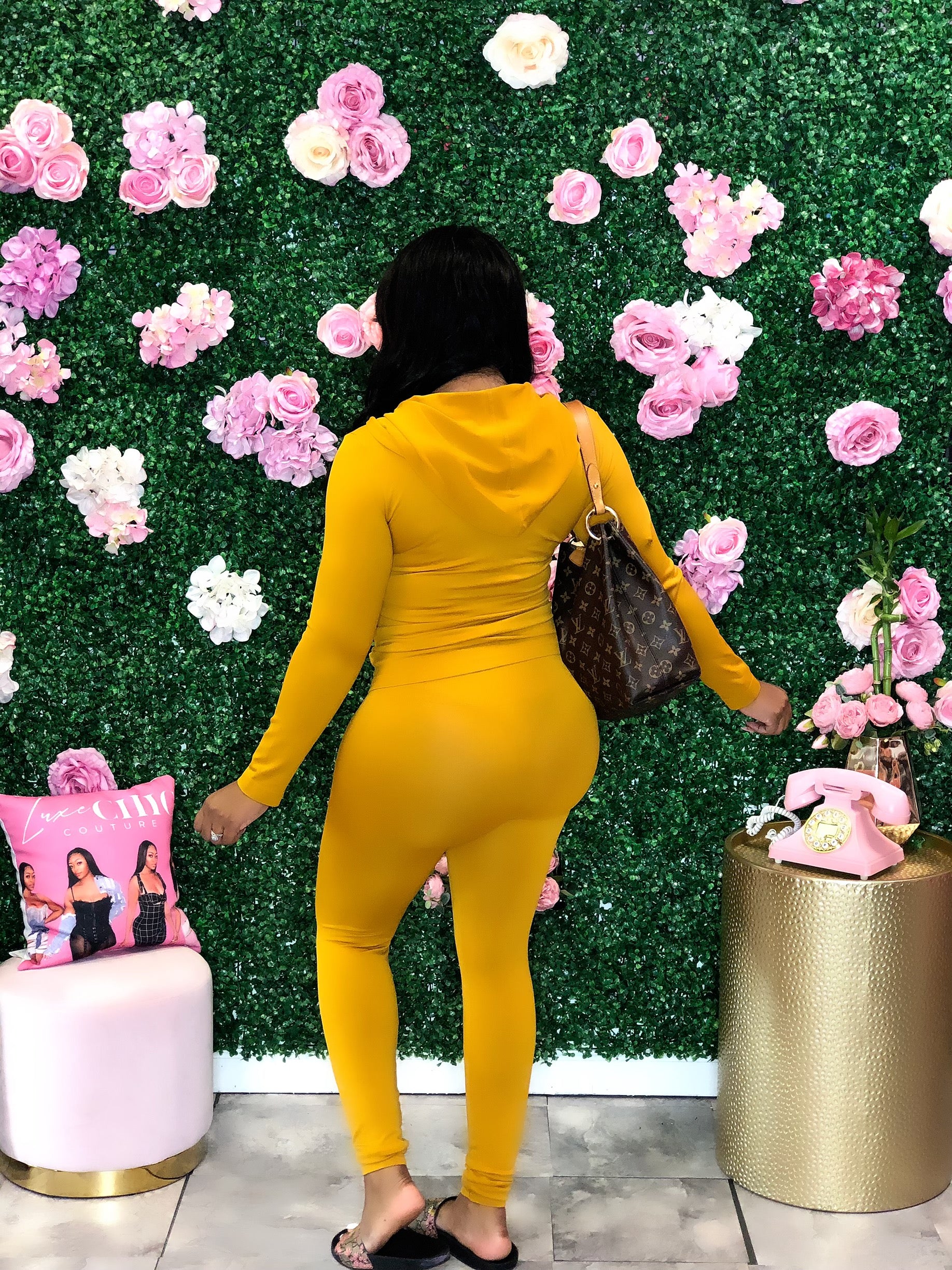 Pretty Luxechic Tracksuit- Mustard