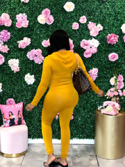 Pretty Luxechic Tracksuit- Mustard