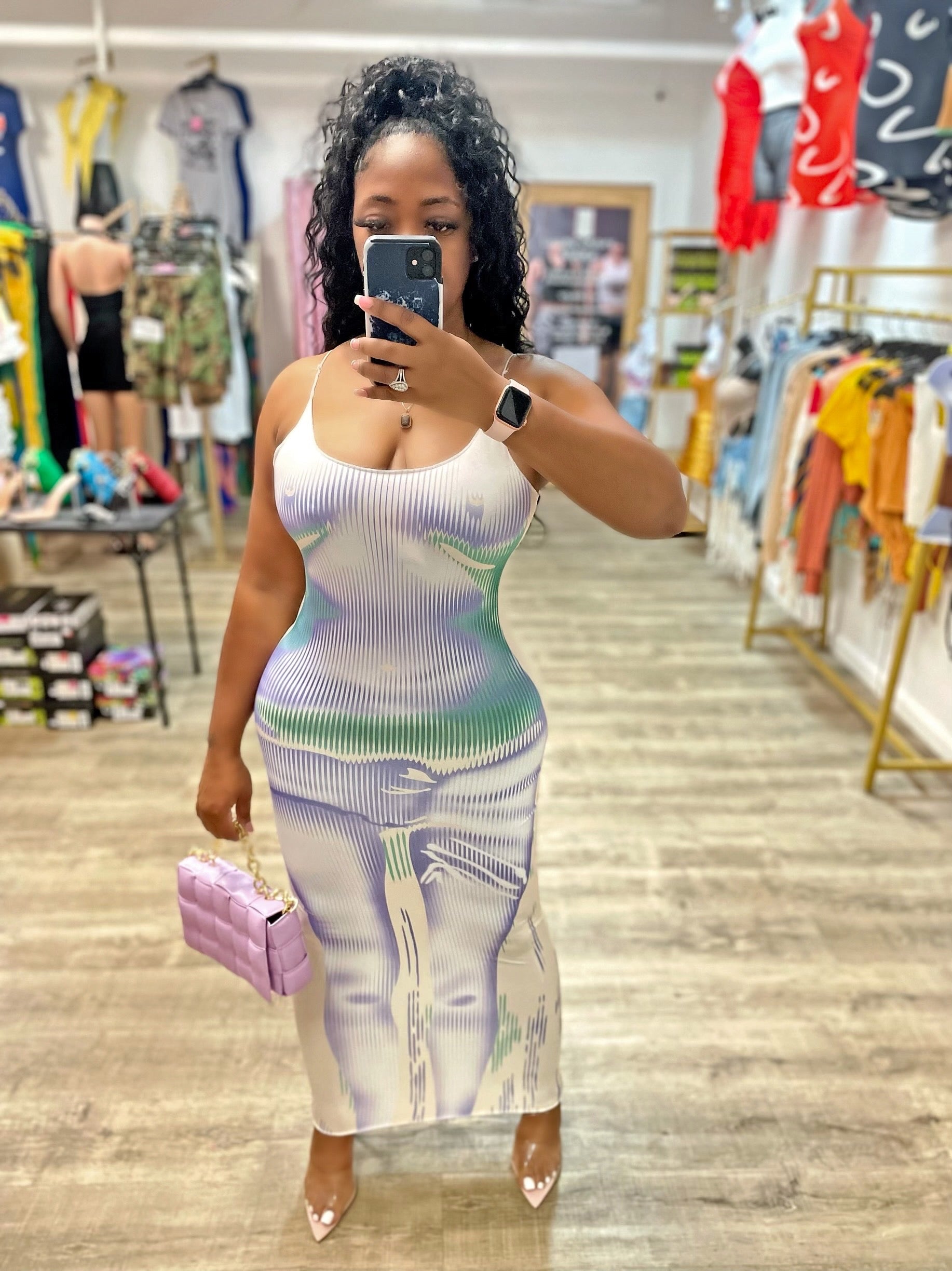 Summer Body Dress- Purple