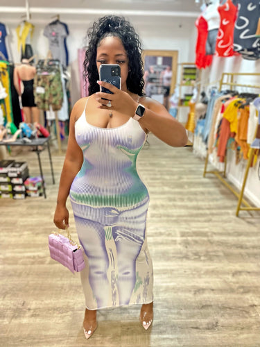 Summer Body Dress- Purple