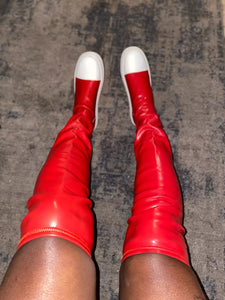*Pre-Order* Do It Better Tall Boots- Red