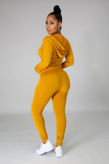 Pretty Luxechic Tracksuit- Mustard