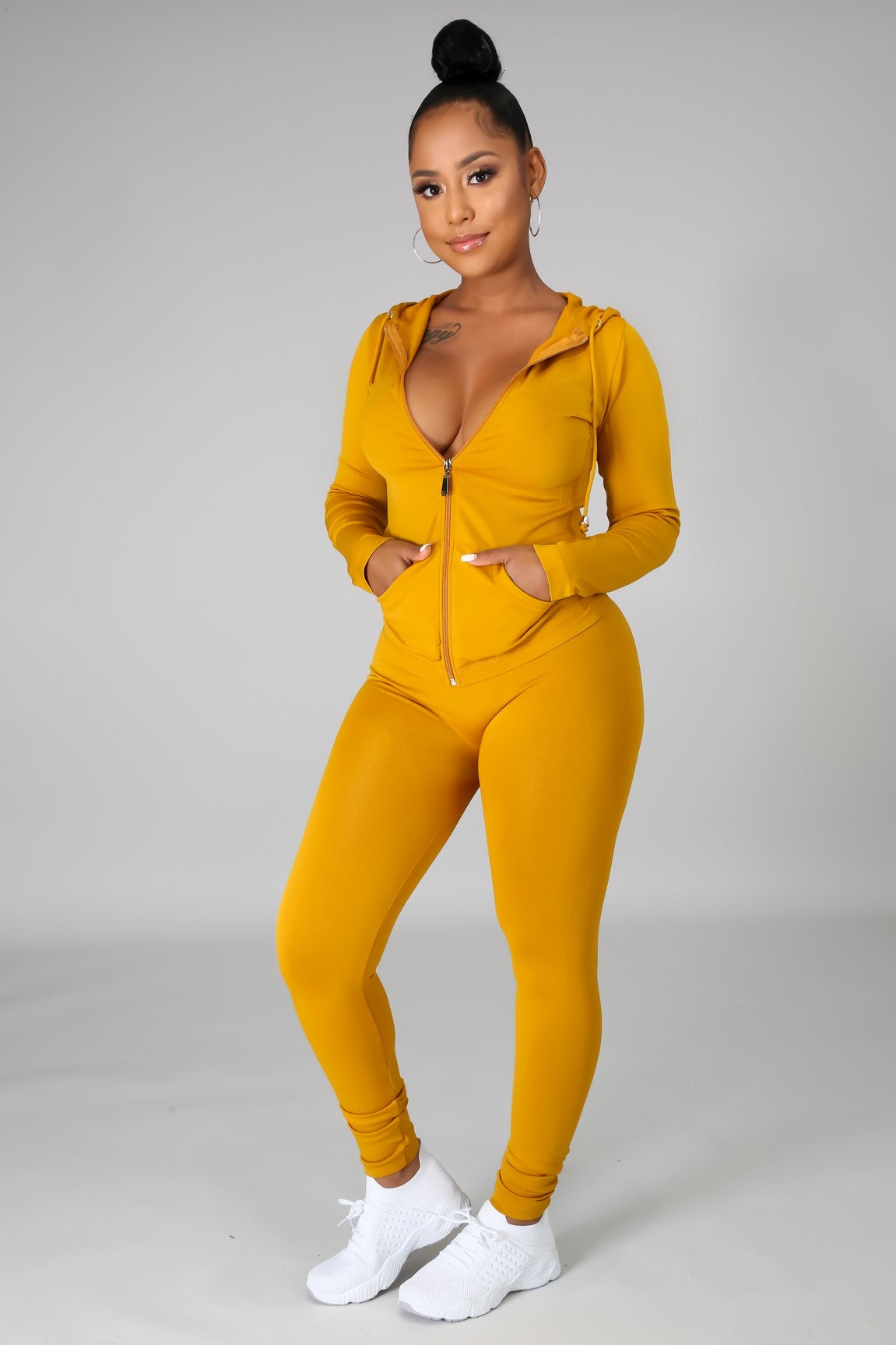 Pretty Luxechic Tracksuit- Mustard