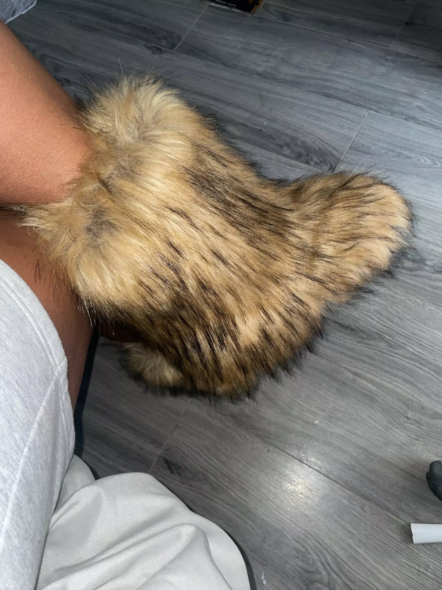 Wynter Fluffy Faux Fur Boots- Brown