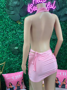 *Pre-Order* One Night Only Skirt Set- Pink
