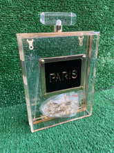 Welcome To Paris Clutch Bag- Clear