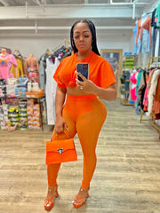 *Restock* Got What You Need Pant Set- Orange