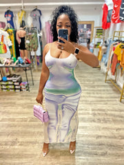 Summer Body Dress- Purple
