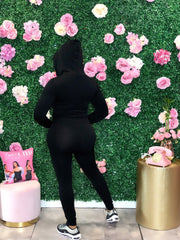Pretty Luxechic Tracksuit- Black