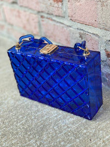 The Perfect Glass Bag- Blue