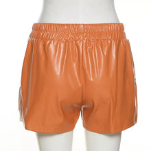 *Pre-Order* Ricky Leather Shorts- Orange