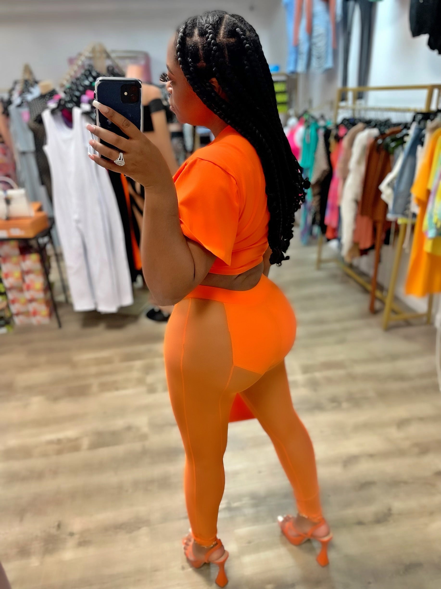 *Restock* Got What You Need Pant Set- Orange