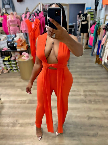 Spring Love Legging Set- Orange