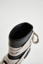 Ricks Rope Tied Shoelace Boots- Black