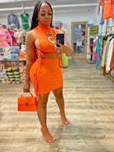 Number 5 Skirt Set- Orange