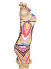 *Pre-Order* Mini Stripes Dress- Multi