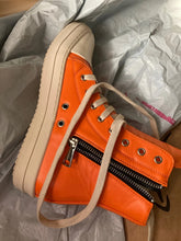 *Pre-Order* Ricky Leather Sneakers- Orange