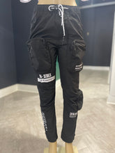 Automated Cargo Jogger Pants- Black