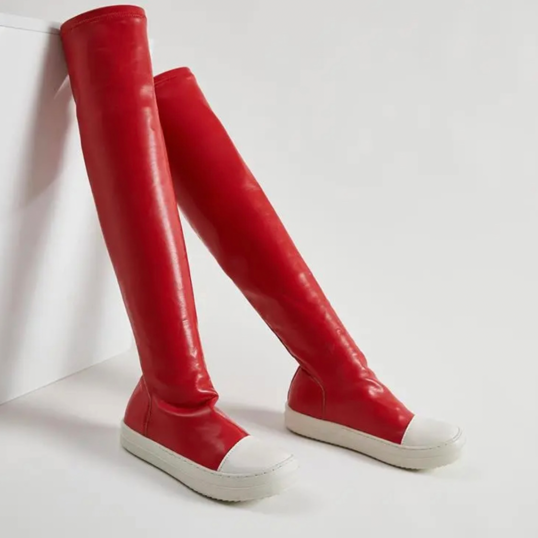 *Pre-Order* Do It Better Tall Boots- Red
